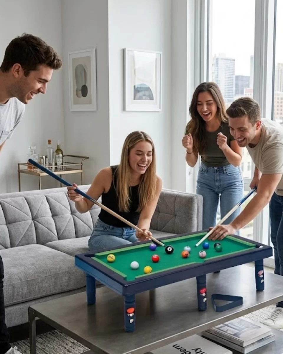 Masaüstü Bilardo Seti 5 Yaş Üzeri Çocuklar İçin Eğitici Oyuncak 1 Masaüstü Bilardo Seti 5 Yaş Üzeri Çocuklar İçin Eğitici Oyuncak