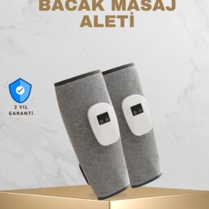 Taşınabilir Şarjlı Baldır Masaj Aleti – 3 Kademeli Isı ve Basınç Ayarı Titreşim Fonksiyonlu