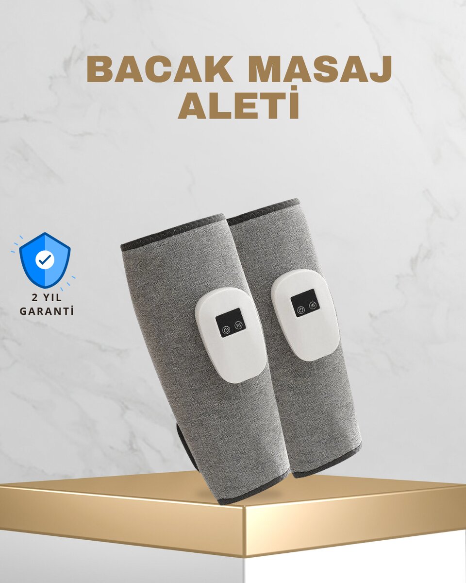 Taşınabilir Şarjlı Baldır Masaj Aleti – 3 Kademeli Isı ve Basınç Ayarı Titreşim Fonksiyonlu 1 Taşınabilir Şarjlı Baldır Masaj Aleti – 3 Kademeli Isı ve Basınç Ayarı Titreşim Fonksiyonlu