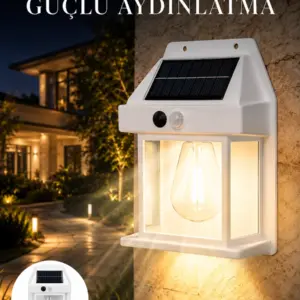 Sensörlü Solar Led Dış Duvar Aydınlatma Yeni Nesil