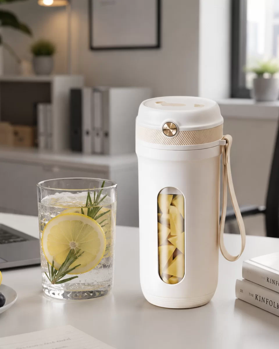 USB Şarjlı Mini Smoothie Blender Pratik Meyve Karıştırıcı 350 ML 1 USB Şarjlı Mini Smoothie Blender Pratik Meyve Karıştırıcı 350 ML