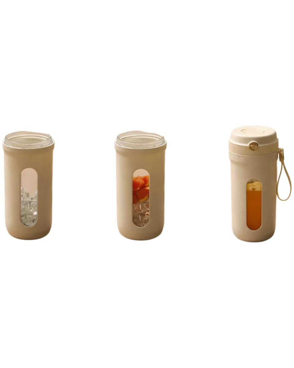 USB Şarjlı Mini Smoothie Blender Pratik Meyve Karıştırıcı 350 ML 3 USB Şarjlı Mini Smoothie Blender Pratik Meyve Karıştırıcı 350 ML - Görsel 3