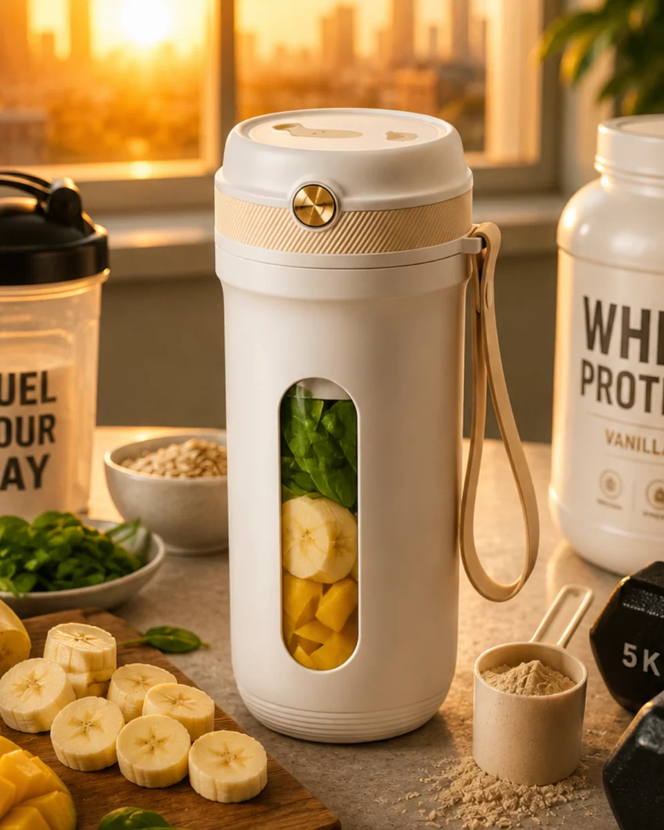 Günlük Kullanıma Uygun Şarjlı Mini Blender Buz Kırabilen Taşınabilir Mikser 1 Günlük Kullanıma Uygun Şarjlı Mini Blender Buz Kırabilen Taşınabilir Mikser