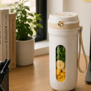 Spor ve Seyahat İçin Taşınabilir Smoothie Blender USB Şarj Destekli