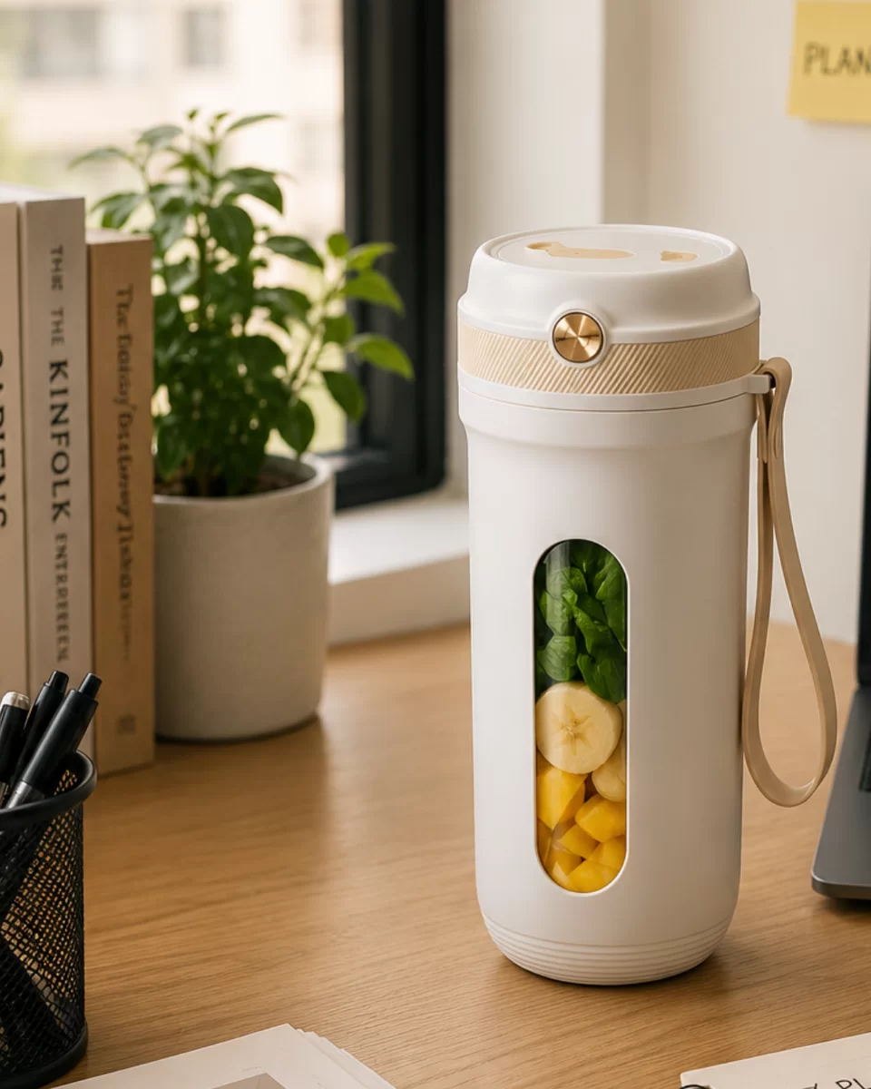 Spor ve Seyahat İçin Taşınabilir Smoothie Blender USB Şarj Destekli 1 Spor ve Seyahat İçin Taşınabilir Smoothie Blender USB Şarj Destekli