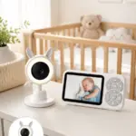 Bebek Kamerası Karşılıklı Konuşma RGB Işık Gece Görüşü ve Sıcaklık Alarmı Yeni Nesil