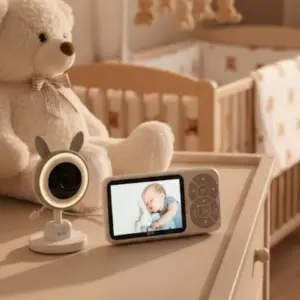 Gece Görüşlü Bebek Telsizi Besleme Hatırlatıcılı LCD Ekran Yeni Nesil