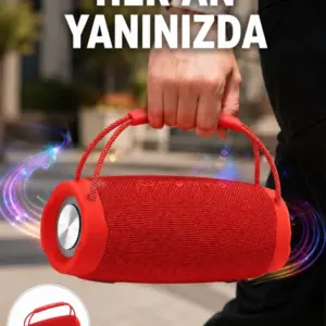 TF Kart ve AUX Destekli IPX6 Suya Dayanıklı Bluetooth Hoparlör Yeni Nesil
