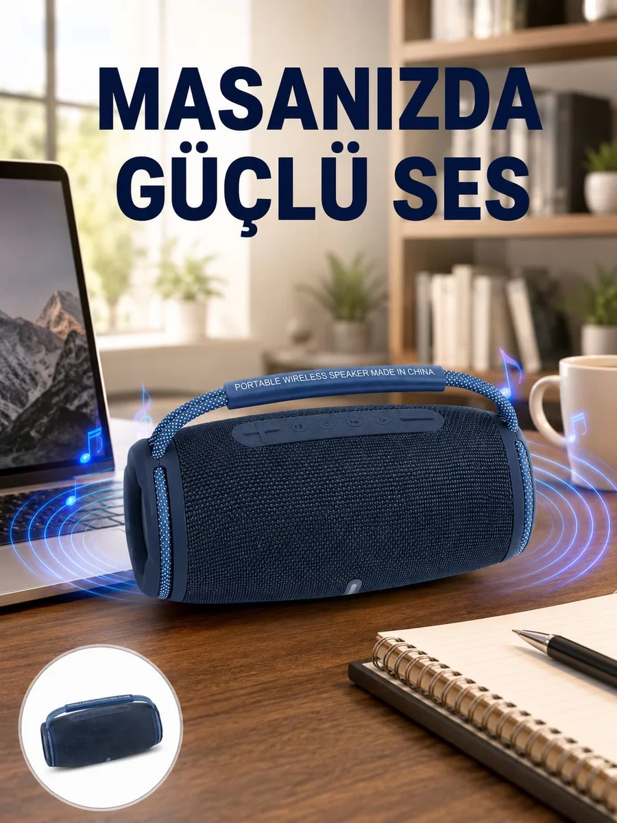 Dış Mekan Uyumlu IPX5 Suya Dayanıklı Kablosuz Hoparlör Yeni Nesil 1 Dış Mekan Uyumlu IPX5 Suya Dayanıklı Kablosuz Hoparlör Yeni Nesil
