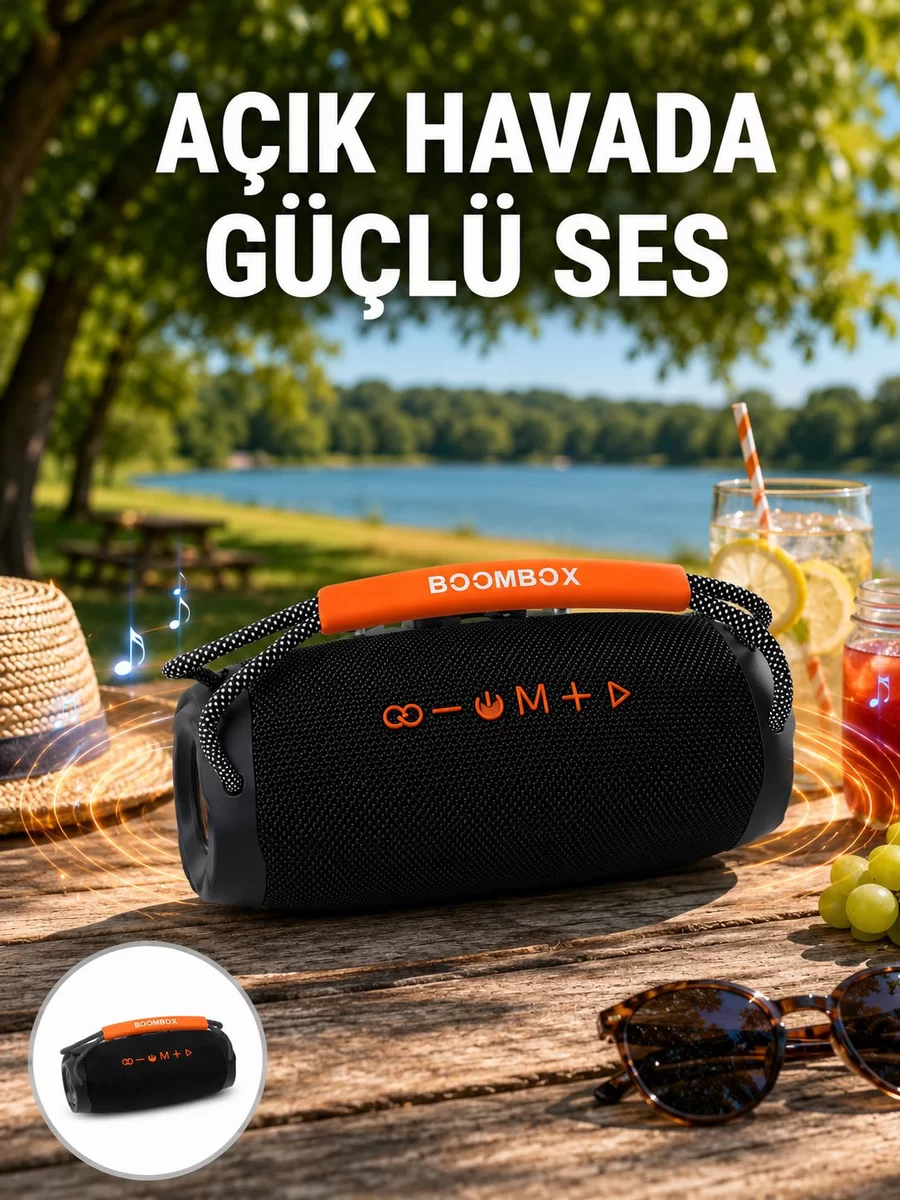 Bluetooth 5.1 Kablosuz Hoparlör Derin Bas RGB Işıklı Yeni Nesil 1 Bluetooth 5.1 Kablosuz Hoparlör Derin Bas RGB Işıklı Yeni Nesil