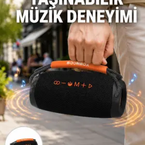 Bluetooth 5.1 Kablosuz Hoparlör Derin Bas RGB Işıklı Yeni Nesil