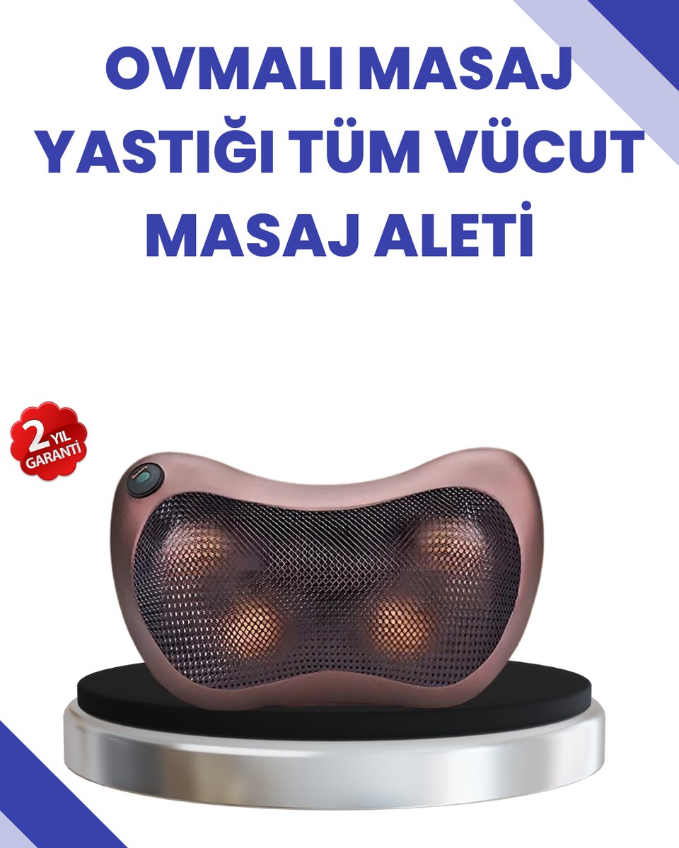 8 Toplu Derin Yoğurma Masaj Yastığı Ev ve Araç Kullanımına Uygun 1 8 Toplu Derin Yoğurma Masaj Yastığı Ev ve Araç Kullanımına Uygun