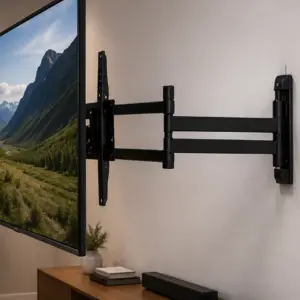 Çift Kollu TV Askı Aparatı Hareketli LCD LED Televizyon Askılığı