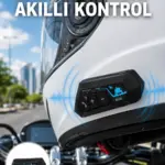 Bluetooth Kask Kulaklığı Intercom 5.0 Bluetooth Android ve İOS Uyumlu Yeni Nesil