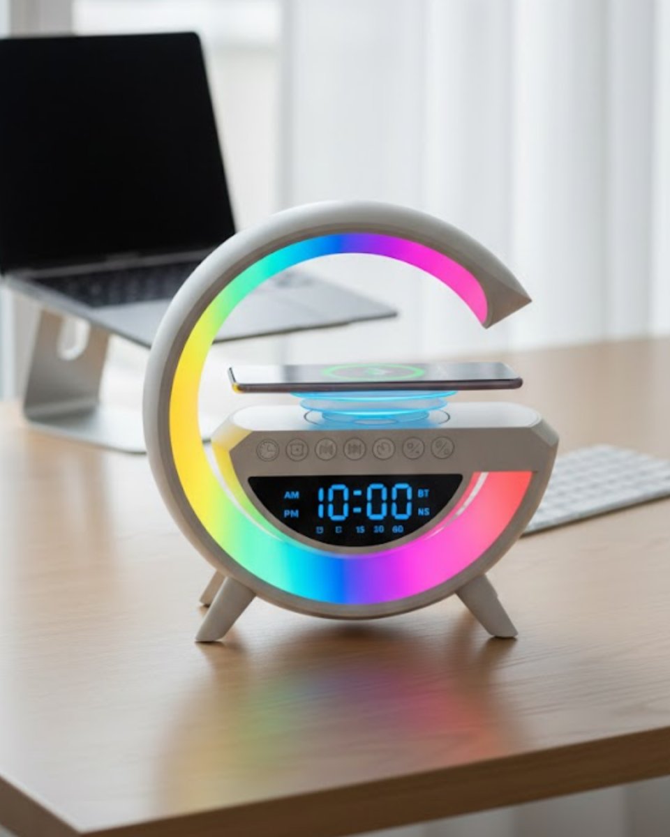 Bluetooth Hoparlör RGB Aydınlatmalı USB TF Kart FM Özellikli 1 Bluetooth Hoparlör RGB Aydınlatmalı USB TF Kart FM Özellikli