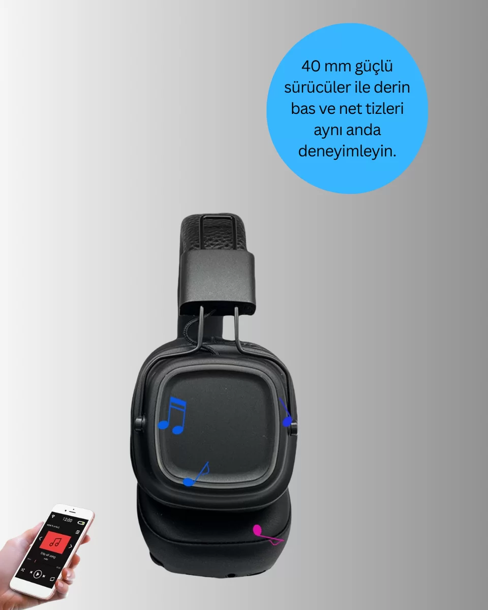 Uzun Süreli Rahat Kullanım İçin Kablosuz Bluetooth Kulaklık Yeni Nesil 3 Uzun Süreli Rahat Kullanım İçin Kablosuz Bluetooth Kulaklık Yeni Nesil - Görsel 3