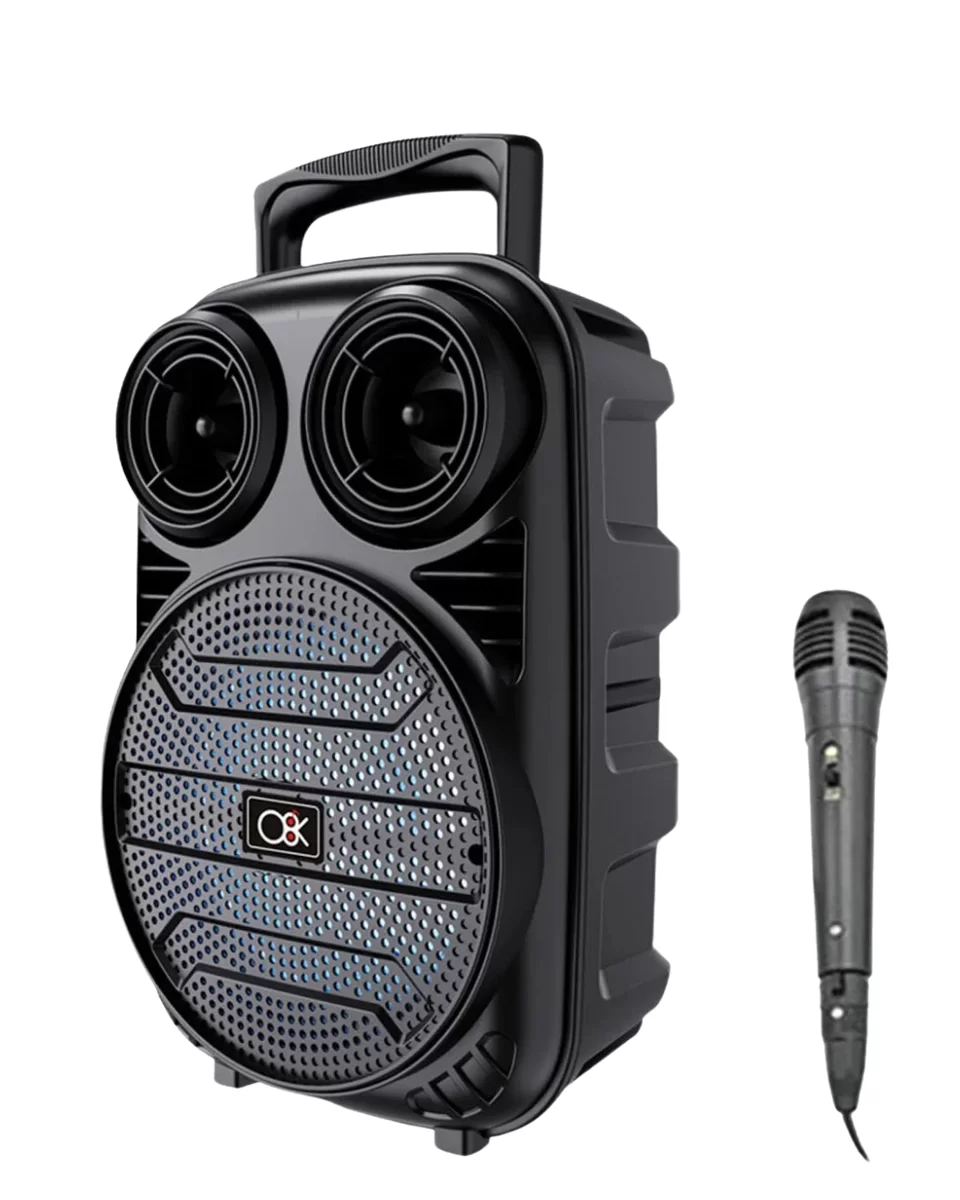 Kablosuz Karaoke Hoparlör Mikrofonlu RGB Işıklı 6.5 İnç Bluetooth Speaker Taşınabilir 3 Kablosuz Karaoke Hoparlör Mikrofonlu RGB Işıklı 6.5 İnç Bluetooth Speaker Taşınabilir - Görsel 3