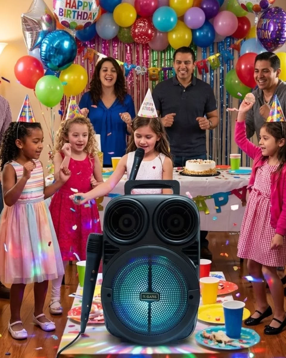 Kablosuz Karaoke Hoparlör Mikrofonlu RGB Işıklı Bluetooth Speaker USB TF Kart Destekli 1 Kablosuz Karaoke Hoparlör Mikrofonlu RGB Işıklı Bluetooth Speaker USB TF Kart Destekli