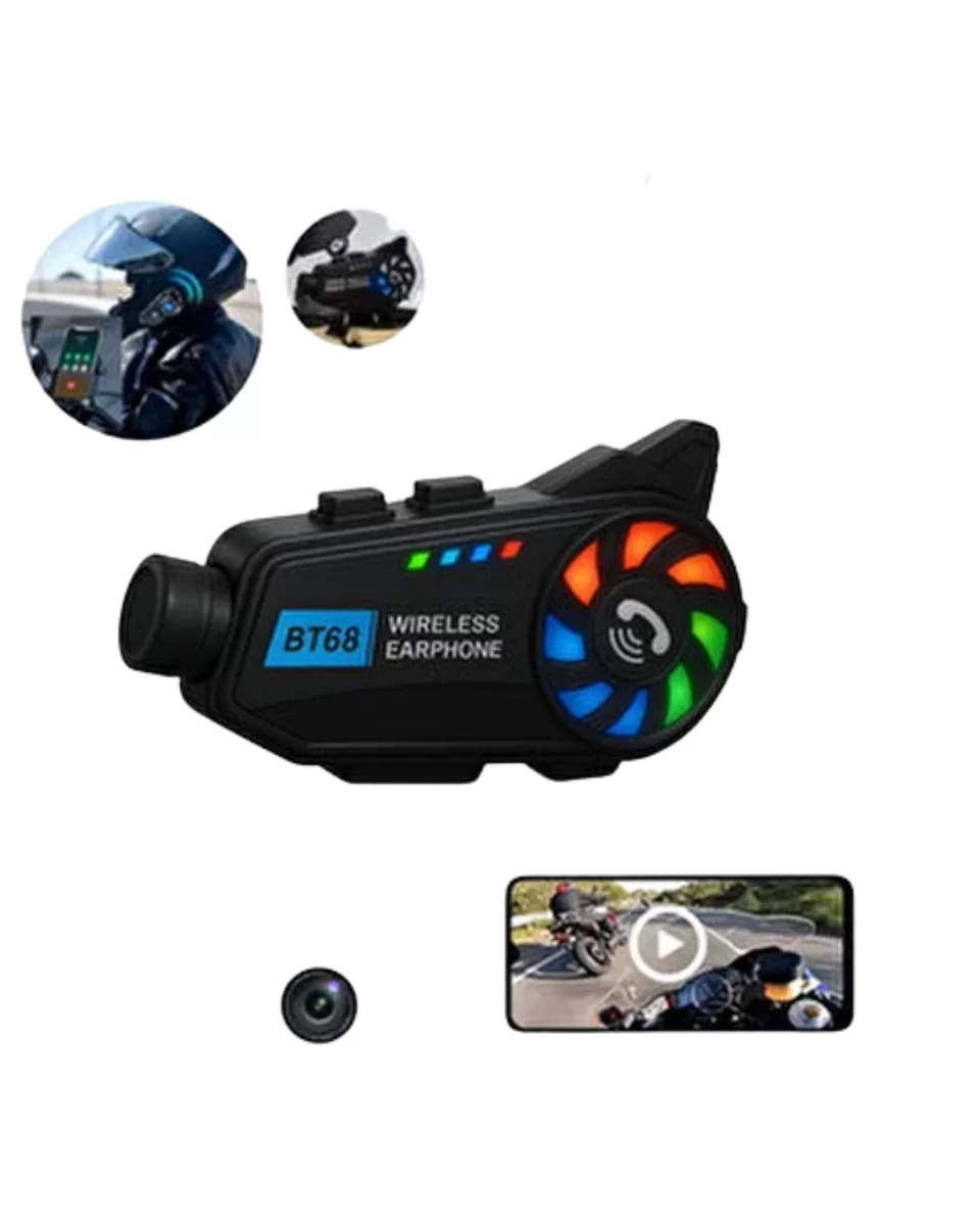 Bluetooth Destekli Kask Kamerası Uzun Batarya ve Akıllı Kontrol 2 Bluetooth Destekli Kask Kamerası Uzun Batarya ve Akıllı Kontrol - Görsel 2