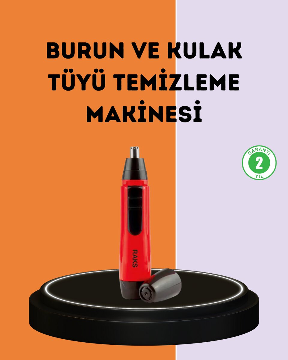 Kulak Burun Tüy Temizleme Makinesi Raks Leo Pilli Kuru Kullanım 1 Kulak Burun Tüy Temizleme Makinesi Raks Leo Pilli Kuru Kullanım