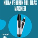 Pil ile Çalışan Kulak Burun ve Kaş Tımar Cihazı