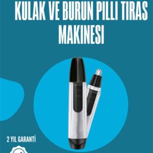 Pil ile Çalışan Kulak Burun ve Kaş Tımar Cihazı