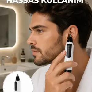 Hassas 3D Bıçaklı Kulak ve Burun Tıraş Makinesi Yeni Nesil