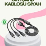 Hızlı Şarj Destekli Çoklu Şarj Kablosu – Seyahat ve Günlük Kullanım