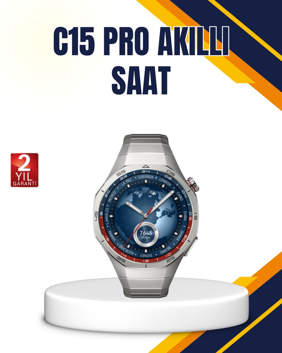Gümüş Akıllı Saat 46mm Kasa 1 Gümüş Akıllı Saat 46mm Kasa