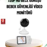 Sesli ve Görüntülü Bebek Kamerası Sıcaklık Takipli