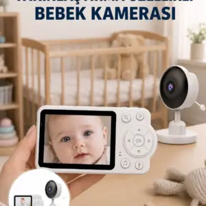 Bebek Monitörü Cry Detection ve HD Gece Görüş Destekli Yeni Nesil