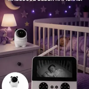 Kablosuz Bebek Kamera Sistemi Ninni ve Alarm Özellikli Yeni Nesil