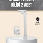 Kolay Montajlı Pencere Açılma Sınırlayıcı 2’li Set