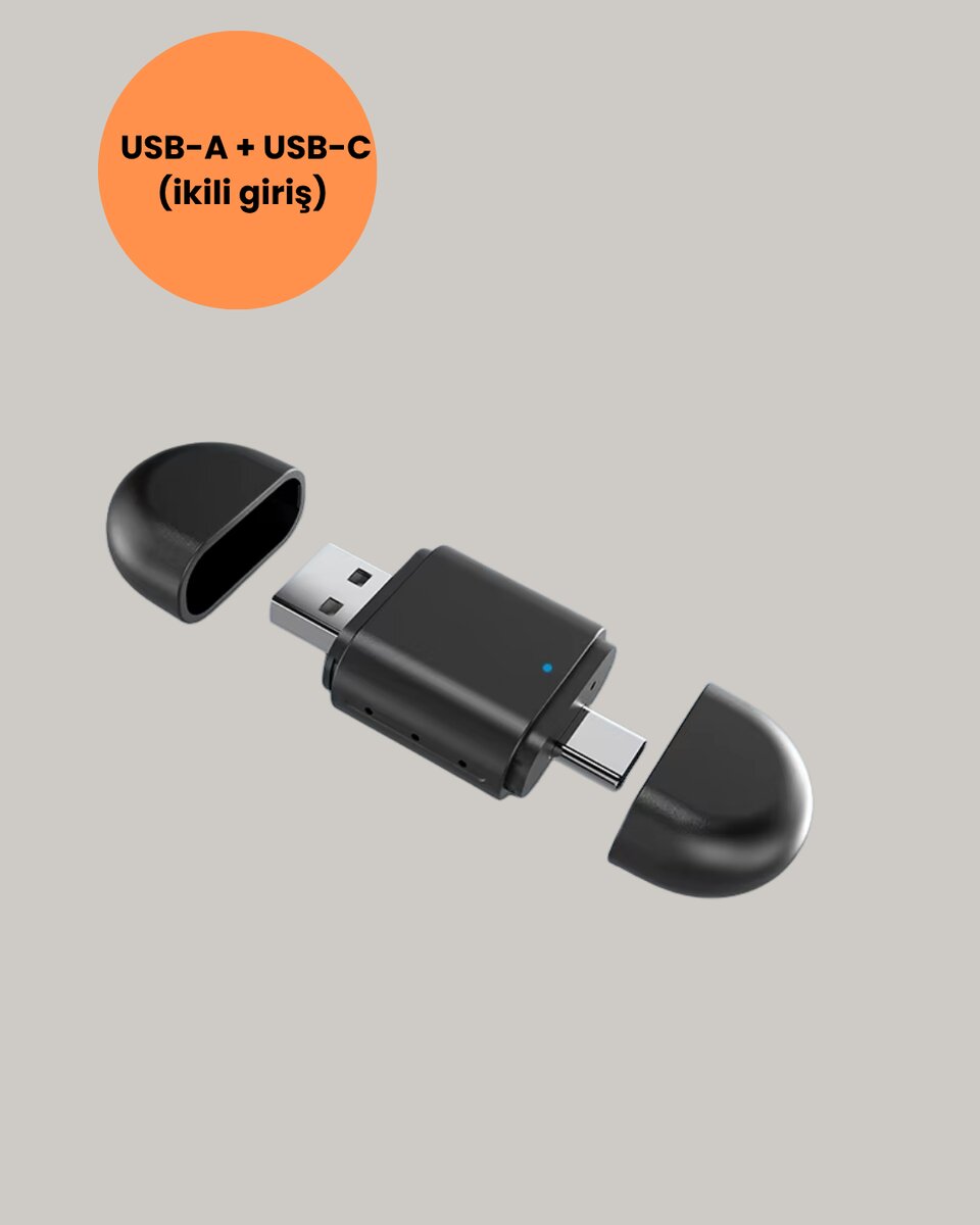 Kablosuz CarPlay Adaptörü – USB-A & Type-C Uyumlu Hızlı Bağlantı Cihazı 3 Kablosuz CarPlay Adaptörü – USB-A & Type-C Uyumlu Hızlı Bağlantı Cihazı - Görsel 3