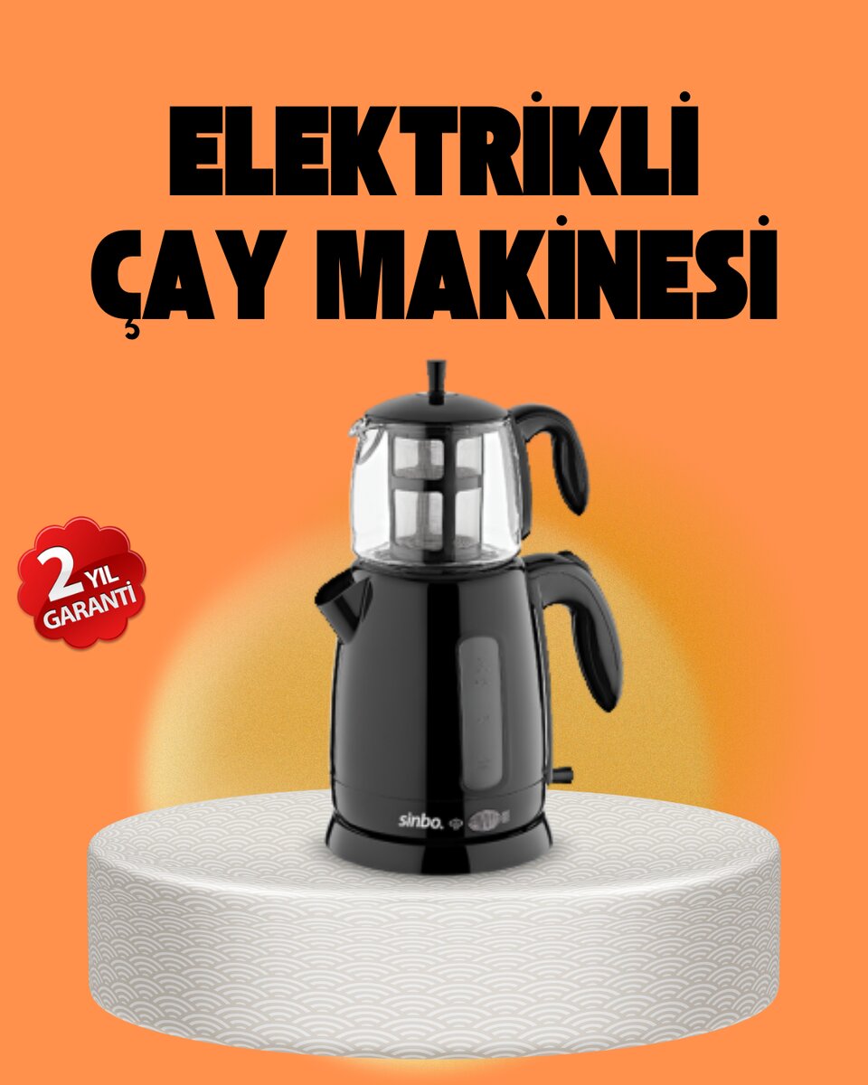Sinbo STM 5840 Elektrikli Çay Makinesi 1800 Watt 17 Litre 1 Sinbo STM 5840 Elektrikli Çay Makinesi 1800 Watt 17 Litre