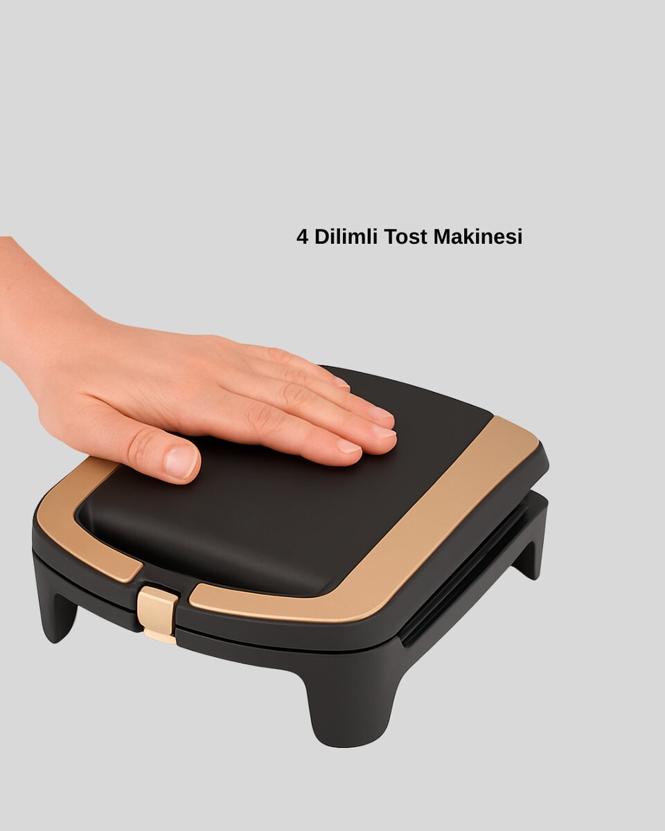 Tost Makinesi Hızlı Pişirme Teknolojisi 1500 Watt 3 Tost Makinesi Hızlı Pişirme Teknolojisi 1500 Watt - Görsel 3