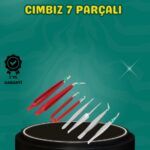 Antistatik 7’li Hassas Cımbız Takımı Manyetik Olmayan Uçlu