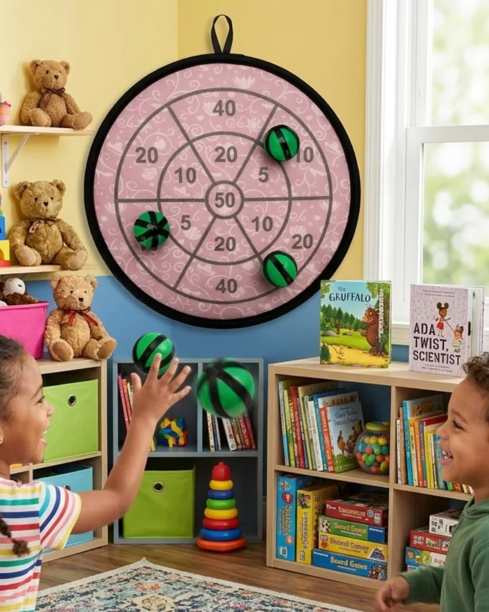 Güvenli Dart Oyunu Cırtlı Toplu Çocuk Oyuncağı Eğlence ve Beceri Seti 1 Güvenli Dart Oyunu Cırtlı Toplu Çocuk Oyuncağı Eğlence ve Beceri Seti