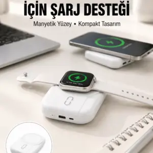 Yüksek Kapasiteli 22.5W Hızlı Şarj Taşınabilir Powerbank Yeni Nesil
