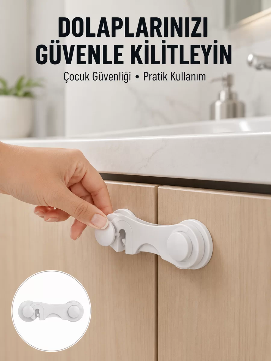4 Adet Bebek Güvenlik Dolap Kilidi Çift Taraflı Bantlı Kolay Montajlı Emniyet Seti Yeni Nesil 1 4 Adet Bebek Güvenlik Dolap Kilidi Çift Taraflı Bantlı Kolay Montajlı Emniyet Seti Yeni Nesil