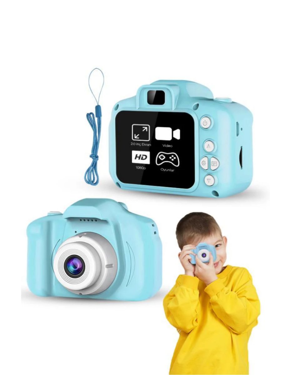 Mavi HD Taşınabilir Mini Kamera Video Kayıt ve Fotoğraf Çekim Özellikli 3 Mavi HD Taşınabilir Mini Kamera Video Kayıt ve Fotoğraf Çekim Özellikli - Görsel 3