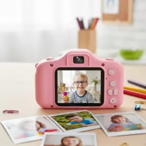 Kompakt Dijital Kamera HD Video ve Fotoğraf Kayıt Özellikli USB Şarjlı Mini Cihaz Yeni Nesil