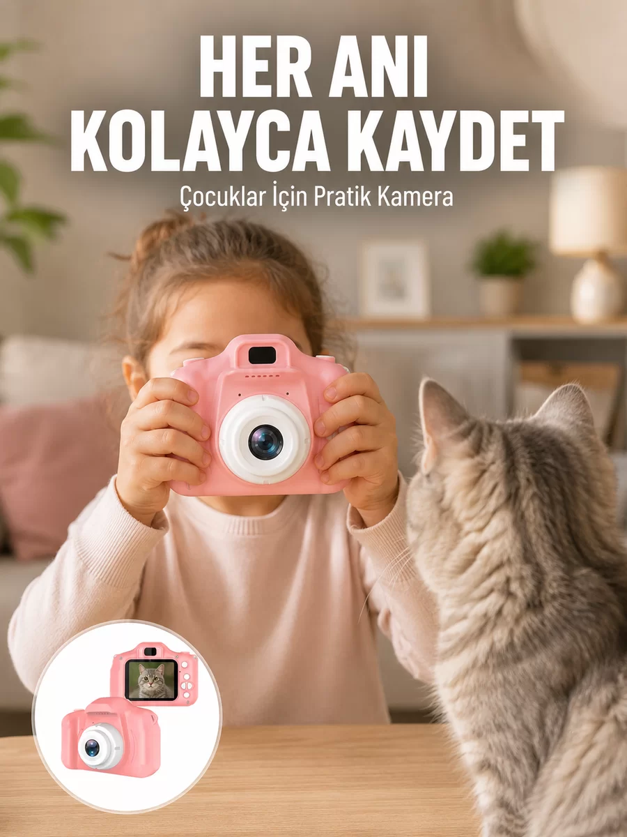 HD Video Kayıt Özellikli Mini Dijital Kamera Fotoğraf Çekimli USB Şarjlı Yeni Nesil 1 HD Video Kayıt Özellikli Mini Dijital Kamera Fotoğraf Çekimli USB Şarjlı Yeni Nesil