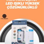 Portatif El Mikroskop – LED Işıklı, Aynı Anda Net Odaklama