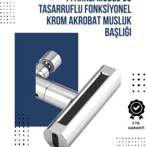 4 Modlu Musluk Başlığı | Şelale, Yağmur, Sprey, Köpük Akışı | Yüksek Basınç Performansı | Modern Tasarım
