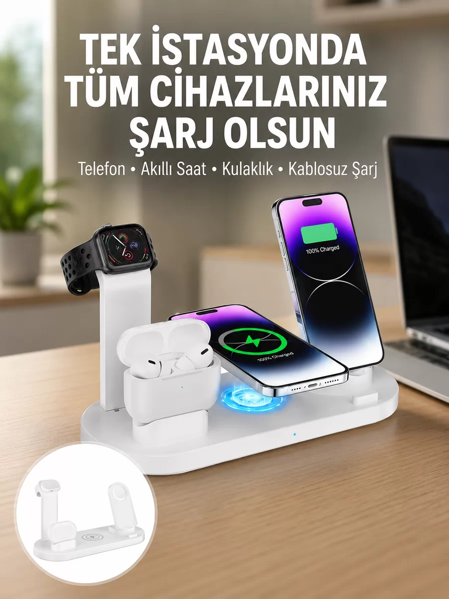 Şık ve Fonksiyonel Tasarım – Evde Ofiste veya Seyahatte Kusursuz Şarj Deneyimi Yeni Nesil 1 Şık ve Fonksiyonel Tasarım – Evde Ofiste veya Seyahatte Kusursuz Şarj Deneyimi Yeni Nesil
