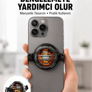 Mobil Oyunlar İçin Serinletici Telefon Fanı | Sessiz Çalışma | Geniş Kıskaçlı Tasarım Yeni Nesil