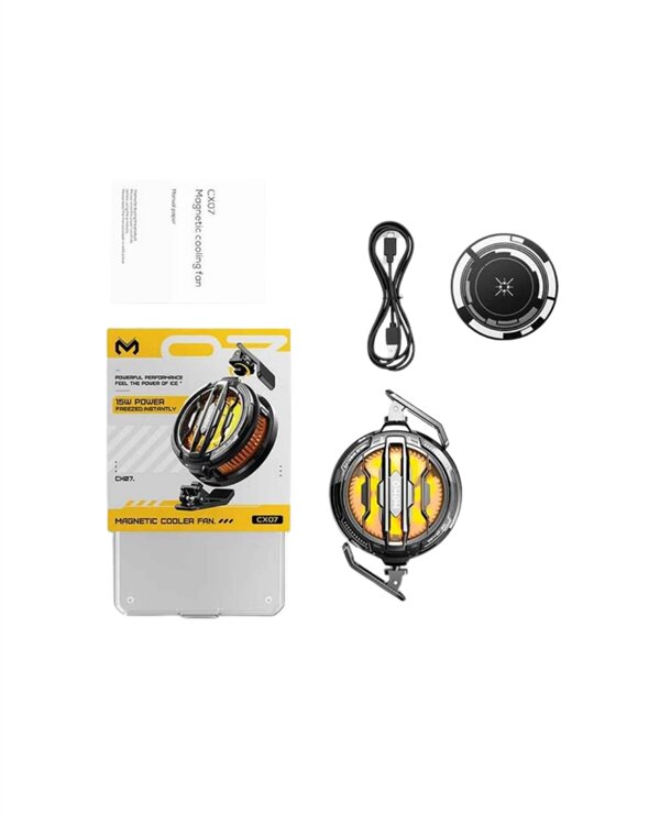 LED Işıklı Telefon Soğutucu | Ultra Sessiz Fan | Mıknatıslı ve Aparatlı Bağlantı 4 LED Işıklı Telefon Soğutucu | Ultra Sessiz Fan | Mıknatıslı ve Aparatlı Bağlantı - Görsel 4