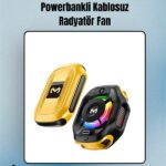RGB Işıklı Girdap Fanlı Mobil Soğutucu | Manyetik Montaj | Type-C Girişli