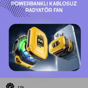 Sessiz Çalışan Yarı İletken Telefon Soğutucu | iOS ve Android Uyumlu | 10W Güç